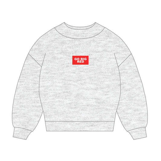 The Mary Mockneck Go Big Red Woven Label | Ash