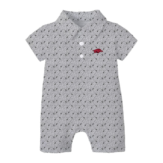 The James Romper Arkansas | Baby Black